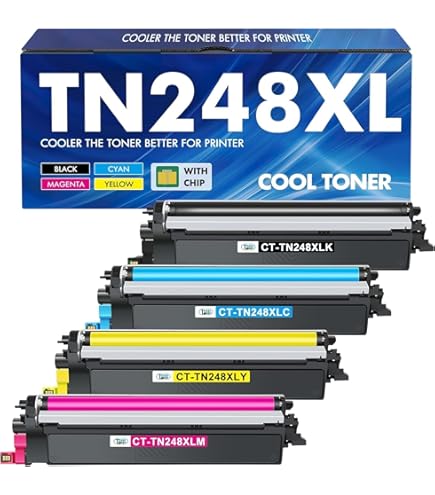Kit Toner 220A Compatible HP - 4 Cartouches (noir, Cyan, Jaune, Magenta) - Pour Imprimantes LaserJet Pro MFP 4302dw Etc.