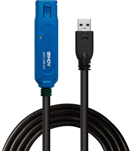 TECHLY - Cavo Prolunga Attivo Usb3.2 Superspeed Estensore Di Segnale 5m Nero Icur3050g