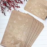 Bimotif &Ccedil;am desenli kese kağıdı, kraft 11x20-100 adet
