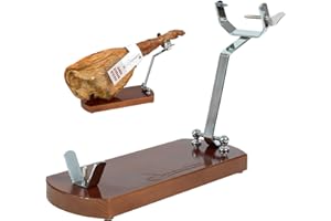 Jamonprive Folding Ham Stand with Non-slip Pads - The Original Ham Holder for Spanish Hams and Italian Prosciutto