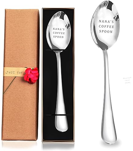 Cucchiaio Con Incisione D'amore Penso A Te | Zinello Design | Cucchiaino Da Caffè In Acciaio Inox Con Scatola Regalo - 3