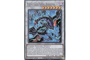 TCG GFP2-DE133 - Rotäugiger Zombie-Nekrodrache - Ultra Rare - Deutsch - 1. Auflage - im Set mit Ultrapro Toploader - Yugioh