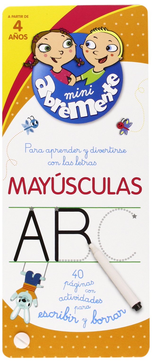Mayúsculas. 40 Páginas Con Actividades Para Escribir Y Borrar