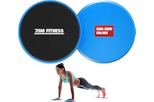 JSM FITNESS Discos Deslizantes, Sliders para Yoga y Entrenamiento de Corel, Pilates Accesorios - Fitness Slider para Abdominales 2 piezas