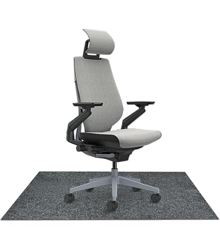 Tapis De Chaise Bureau 140x89cm - Protection Sol Dur Contre Rayures - Surface Velours, Antidérapant, Facile à Nettoyer - Pour Maison Et Bureau