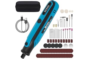 HARDELL Mini Cordless Rotary Tool, 4V Multi-Purpose Power Rotary Tool, 5 Speed Digital Display and USB Charging with 86 Accessories for Sanding, Engraving, Polishing, Drilling, Cutting, DIY Craft