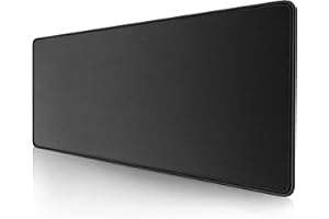 LL-COEUR XXL czarna podkładka pod mysz do gier 80 cm x 30 cm x 0,3 cm, klawiatura do laptopa, mata na biurko (800 x 300 x 3 mm)