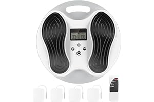 DANCESPOT Wiederaufladbarer Medic EMS & TENS Durchblutungs-Stimulator für Füße und Beine, Bekämpft Schmerzen und Schwellungen, Verbessert die Blutzirkulation und Reduziert Krämpfe, Medikamentenfrei