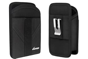 LUITON Zebra TC77 TC70 Scanner-Holster-Tragetasche, kompatibel mit Zebra TC75x, TC75, TC70x, TC70, TC72, TC77 Handheld Barcode Touch Mobile Computer, Scanner-Hülle mit Metallclip und Gürtelschlaufen