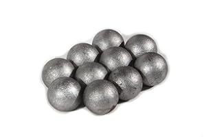 UHRIG 10x boule de fer massive, billes d’acier solides de Ø 15 mm chacune - 10 pièces de billes de fer pour par exemple une clôture en fer forgé et bien plus encore.