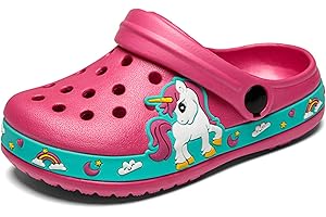 YUKTOPA Kids Clogs & Mules Boy's Girl's Lightweight Non-Slip Garden Clogs Shoes Slip On Water Shoes（Toddler/Little Kid）