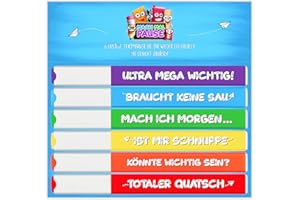 ‎MACH MAL PAUSE MACH MAL PAUSE® 6x Lustige Textmarker - buntes Marker Set mit Sprüchen - Geschenk für Studenten Schüler Kinder Lehrer Kollegen Chef - witzige Highlighter Anti Stress Stifte für Schule Uni Büro