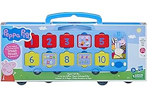 Peppa Pig, L'autobus 1-2-3 di Peppa Pig, Giocattoli per Contare per Bambini e Bambine in età Prescolare dai 2 anni in su