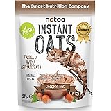 NÄTOO Instant Oats - Farina di avena aromatizzata a basso indice glicemico - alto contenuto di fibre - solo 1gr. di zuccheri 
