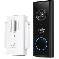 eufy T8212311 Türklingeln, Schwarz