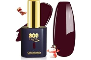 YTD Likomey Smalto Semipermanente per Unghie in gel,15ml Rosso Borgogna UV LED Smalti Semipermanenti Bordeaux Professionale Manicure Gel,CS219