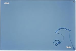 Weller T0051403699 Set de Esterilla de Soldadura de Sobremesa Antiestática ESD Premium, Azul, 900 x 600 mm, Azul