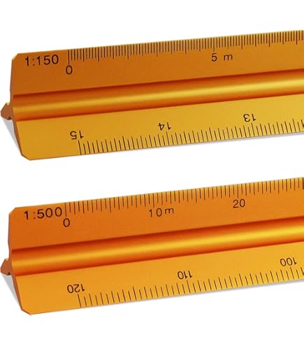 30Cm 12 ''Laser Geëtste Keizerlijke Ingenieur Driehoekige Liniaal Architectonisc