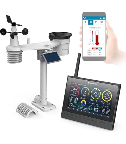 Bresser Weerstation - Gateway El Niño Weerstation - WiFi - 7-in-1 Professionele Sensor Bresser Weerstation - Gateway El Niño Weerstation - WiFi - 7-in-1 Professionele Sensor