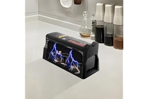Elektrisk Musfälla Rattfälla Extra Stor 7000V Kraftfull Spänning Återanvändbar Utomhus, Tvättbar med Vatten, Elektronisk Döda