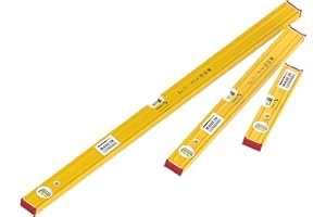STABILA Wasserwaage im Set - PRIME SET 80 AS - 3-teiliges Wasserwaagen Set: 100 cm / 60 cm / 30 cm, integrierte Rutsch-Stopper mit Horizontal & Vertikal Libelle, Made in Germany