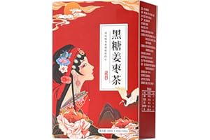 TOPINCN Tè Verde Alla Giuggiola Zucchero Nero Tè Verde, Ingredienti Sani Tè Salutare Tradizionale Cinese Longan Wolfberry, per Dismenorrea Raffreddore Corporeo