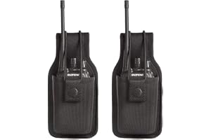 Universal Radio Case Two Way Radio Holder Universal Pouch for Walkie Talkies Nylon Holster for Motorola Kenwood Icom HYT Arcshell baofeng UV5R UV82 888S F8HP Retevis H777