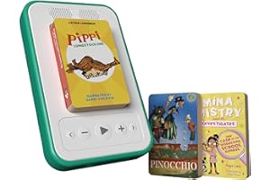 Voxblock - Screen Free Audio Player for Kids - Voxblock Starter Pack - Green - Ages 3-12+ - AudioBooks for Early Listeners - Kids Book Bundle - Rechargeable - Long Battery Life - Connectivity Free