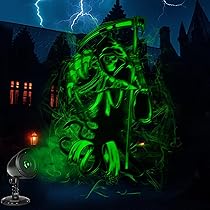 Halloween Projektor Outdoor - 3D Dynamische LED Projektionslampe Wasserdicht IP44