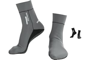 Cressi Neoprenowe rozciągliwe skarpety do nurkowania/snorkelingu Uniseks Ultra Stretch Neoprene Socks (1 w zestawie)