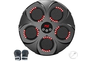 TAOLE Maquina De Boxeo Musical Entrenamiento | Smartciu Montado En La Pared Musical Boxing Machine Inteligente Blue-Tooth Maquina De Boxeo con Musica Recargable Boxing Training Máquina