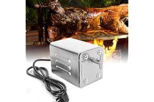 Kotsy grillmotor für grillspieß 220V SP-S40 Rotisserie Roaster Grill Grillmotor 50-70kg Edelstahl BBQ Grill Zubehör Bräter Elektromotor Ziegenschwein Huhn BBQ Spieß
