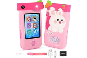 Cámara para Niños, ZUEOKAI Kids Smart Camera, Regalos de Cumpleaños y Navidad para Niños de 3 a 8 Años, Cámara Digital para Niños Videos 1080P, Cámara Portátil de Viaje para Niñas Niños 3-8 años.