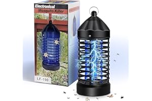 BSEICAL Lampada Zanzare Interno LED, Ammazza Zanzare Elettrico, Zanzare Elettrico Portatile e Compatto, Antizanzare Elettrico Portatile, Zanzariera Elettrica da Esterno, Uccidi Zanzare UV Risparmio Energetico