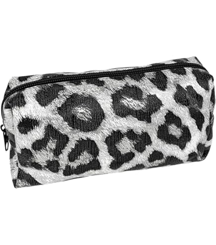 Pencil Case Cute Leopard Print Leather Pencil Pouch Big Capacity Pencil Pen Case Cosmetic Bag School Supplies - View #12