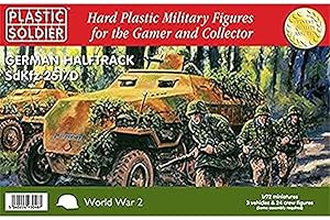 Plastic Soldier Assemblage facile Allemand Sdkfz 251 Ausf D Demi-piste 1/72ème Miniature