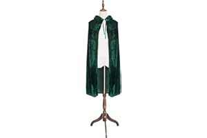 Mayplous Halloween Costumes Women Men Cosplay Long Cape Cloak Fancy Dress for Role Play