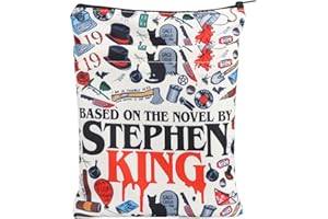 GENERIC PYOUL Stephen King Cadeau inspiré du roman de Stephen King Book Sleeve Stephen King Couverture de livre d'horreur Cadeau livre d'horreur (par Stephen King BS)