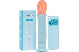 PIXIE CUP Pixie – Applicateur de disque menstruel – Insère comme un tampon – Pour toutes les femmes – Adapté aux ongles longs – TPE auto-stérilisant – Étui de voyage – Non compatible avec coupes menstruelles