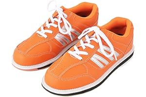 PENXZT Chaussures De Bowling pour Hommes Chaussures De Bowling pour Débutants Et Avancés Cuir Semelle en Microfibre Mode À Lacets