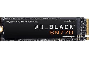 WESTERN DIGITAL WD_BLACK SN700 2TB SSD Interno, M.2 2280 NVMe SSD con velocità fino a 5150 MB/s, 4850 MBs in scrittura, alte prestazioni per gaming, con PCIe Gen 4.0, SSD Gaming, Nero