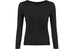 Candid Styles Women's Long Sleeve Plain Basic Top, Green, Regular Fit