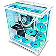 KEDIERS PC Case - ATX Tower Tempered Glass Gaming Computer Case with out ARGB Fans, C590