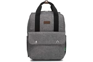 Babymel Georgi Eco Friendly Convertible Backpack (Grey)