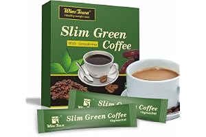 Slim Green Coffee Med Ganoderma - 180g Instant Vikthanteringskaffe, Naturlig Bantningsblandning Med Reishi-svamp, Kosttillskott