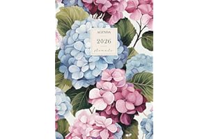 Agenda 2026 Giornaliera Formato A4 - Floreale: 1 Pagina per Giorno - 12 Mesi da Gennaio a Dicembre 2026 per 365 Giorni - Pianificatore in Italiano Large