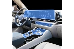 JCAKES Interno dell'auto Console centrale Pellicola protettiva in TPU trasparente Pellicola di riparazione antigraffio Accessori, per Kia Sportage NQ5 2022-2023