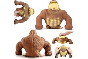 AMBOLIO Gorilla Antistress, Gorilla Giocattolo,Antistress Da Impastare Per Alleviare, Giocattolo Gorilla Morbido E Confortevole, Antistress Morbidi Squishy, Adatto per Adulti & Bambini Sollievo Dallo Stress