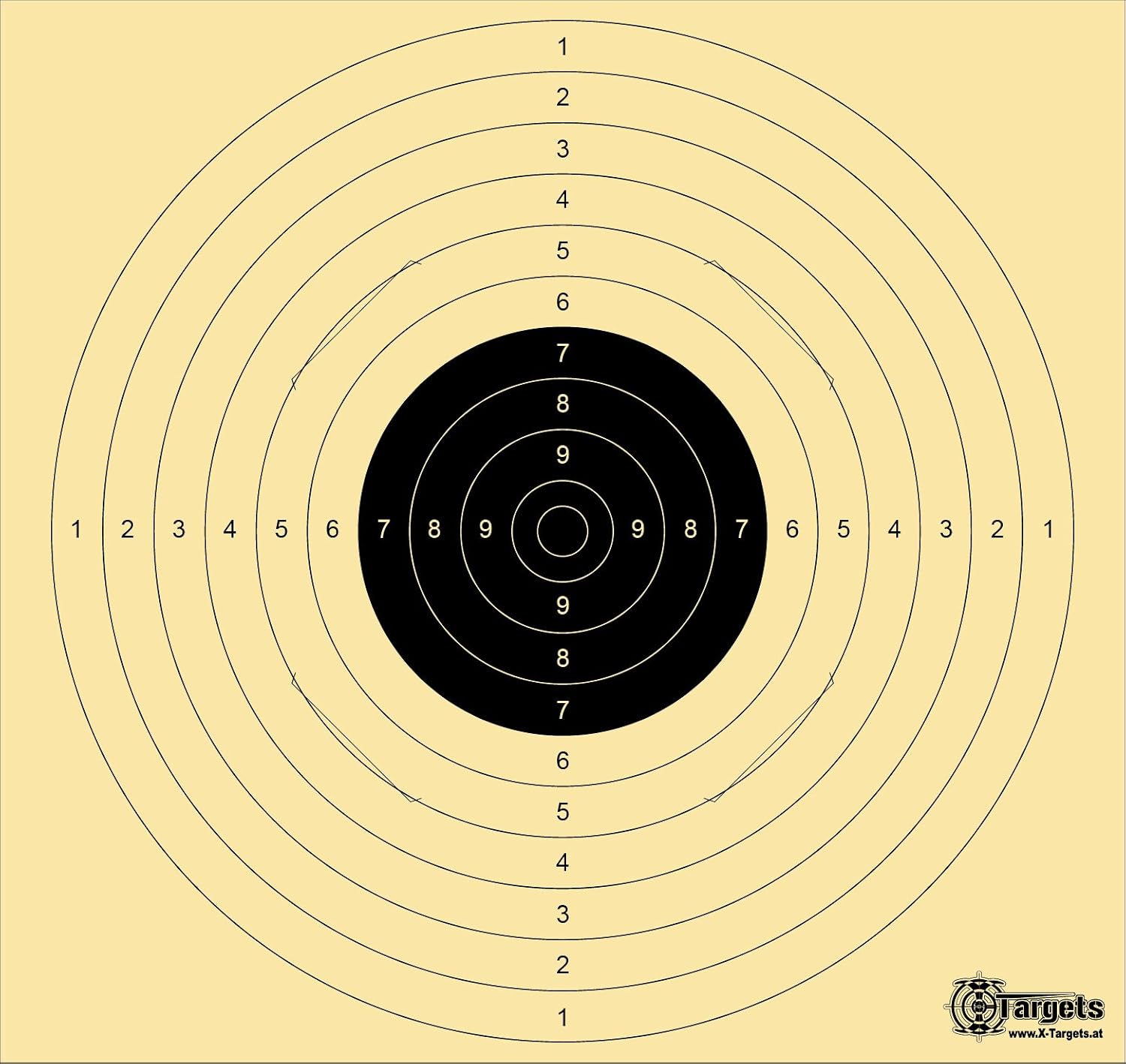 Target XLS - Caja de cartón para discos (55 x 52 cm, 200 g/m²)