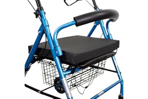 ‎MOBICLINIC Mobiclinic®, Anti-decubitus cushion rollators, European brand, compatible with most, viscoelastic cushion for, washable cover, posture pad, Velcro fastener